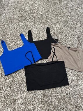 Express Body Contour Crop Tops